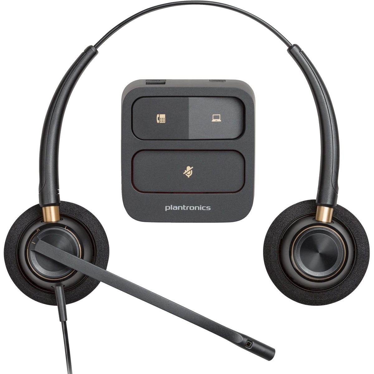 Poly EncorePro 520 Wired Over-the-head Stereo Headset Black | 783P7AA#ABB - Image 2