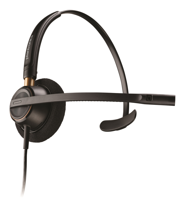 Alternative view of HP Poly EncorePro 510 Wired Over-the-head Mono Headset Black | 783Q2AA#ABB