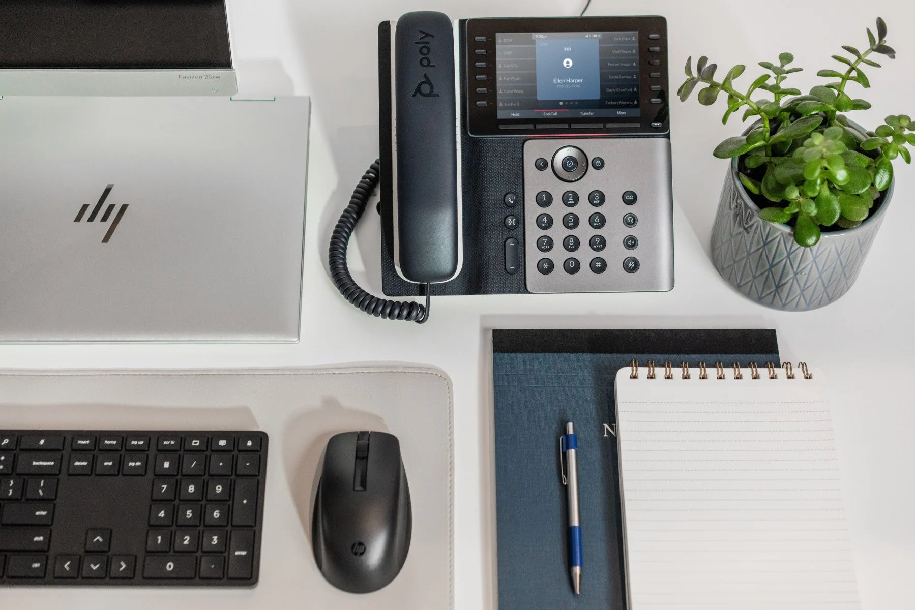 HP Poly Edge E550 IP Phone and PoE-enabled | 82M91AA - Image 7