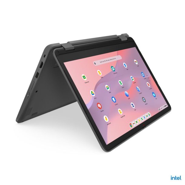 Alternative view of Lenovo 500e Yoga Chromebook Gen 4 500e 82W4000JUK 31 cm (12.2") Intel N-Series N100 8 GB Ram 64 GB Storage Touchscreen Convertible 2 in 1 Chromebook
