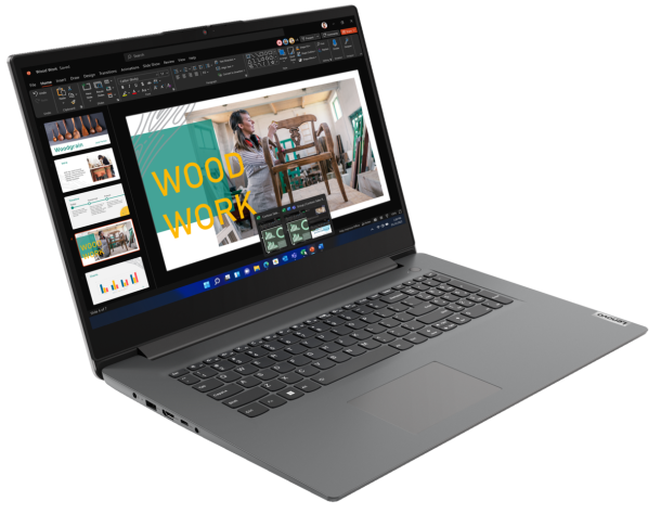 Alternative view of Lenovo V V17 Intel® Core™ i5 i5-1335U 17.3" 8 GB RAM 256 GB SSD Windows 11 Pro Laptop | 83A20000UK