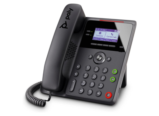 Alternative view of Poly Edge B10 IP Phone with Power Supply PRC | 84C19AA#ABU
