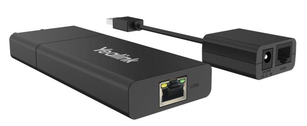 Yealink USB2CAT5E-EXT Network transmitter & receiver Black Network Extenders