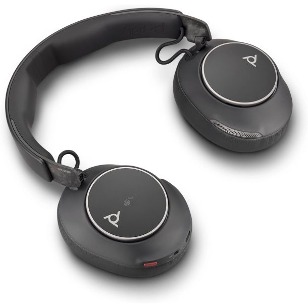 Alternative view of Poly Voyager Surround 80 UC Wireless Over-the-ear Stereo Headset Black | 8G7U0AA