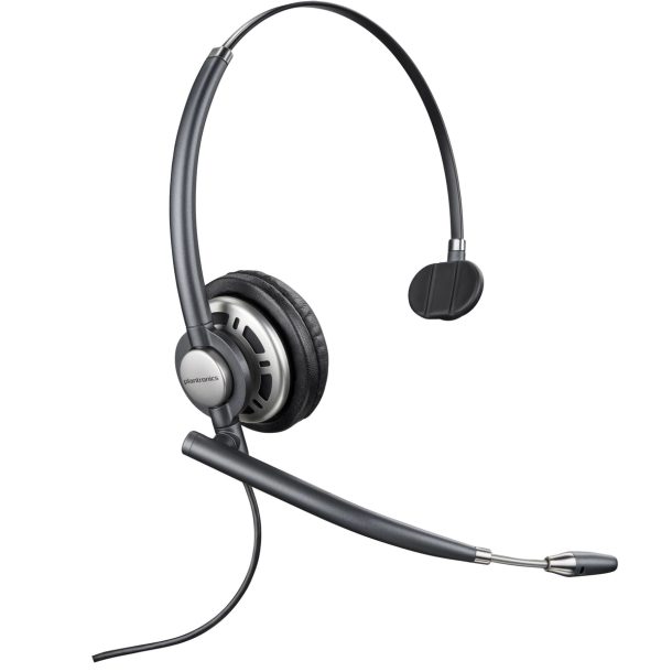 Poly EncorePro HW710 Wired Over-the-head Headset Black | 8R708AA#ABB