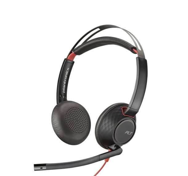 Alternative view of POLY Blackwire 5220 Stereo USB-C Headset + 3.5mm Plug + USB-C/A Adapter