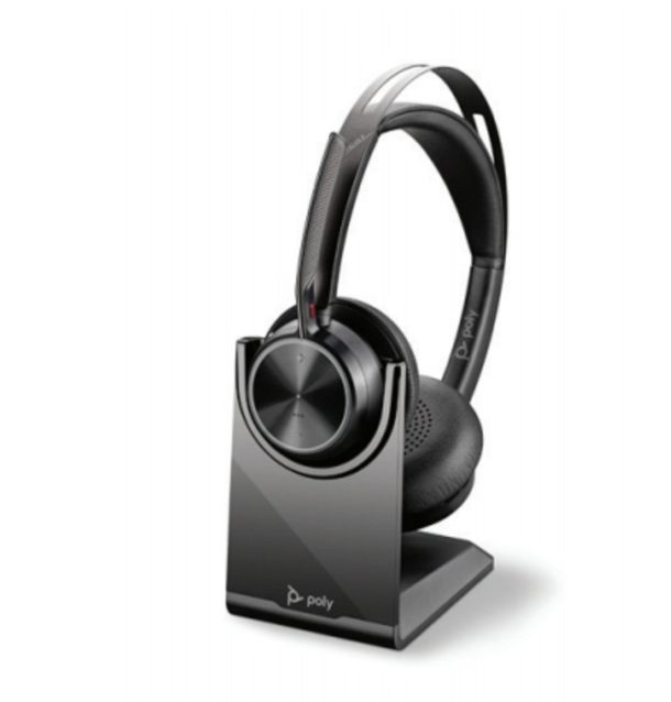 Alternative view of Poly Voyager Focus 2 UC Wired & Wireless Black Headset