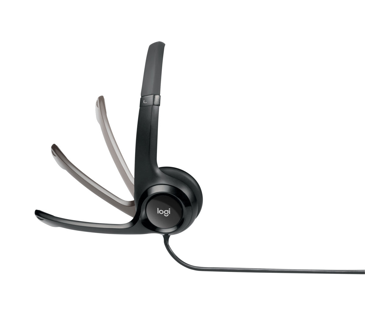 Logitech LGT-H390 Wired Black Headset - Image 4