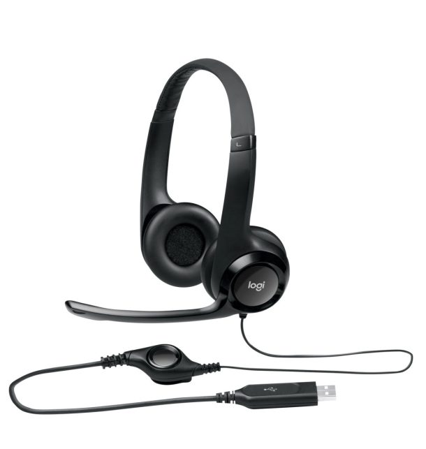 Alternative view of Logitech LGT-H390 Wired Black Headset