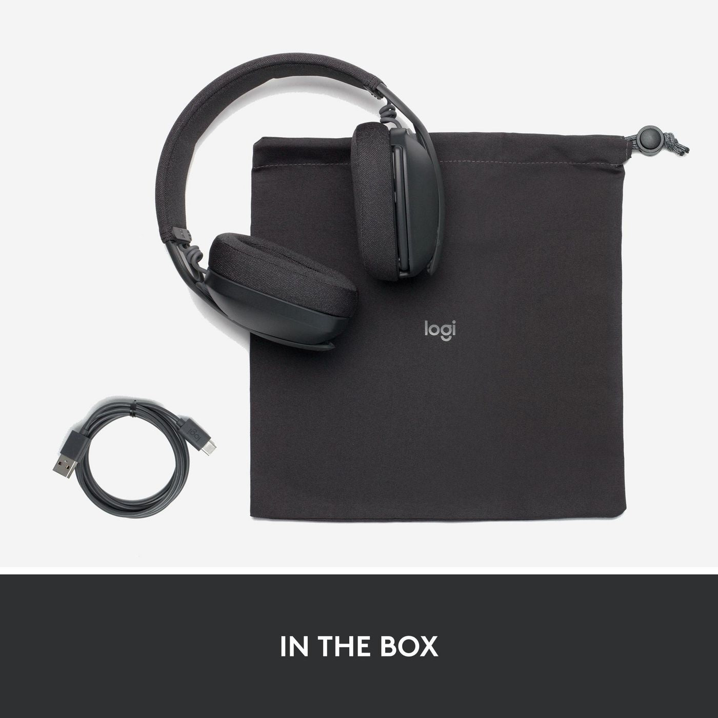 Logitech Zone Vibe 100 Wireless Bluetooth Graphite Headset | 981-001213 - Image 8