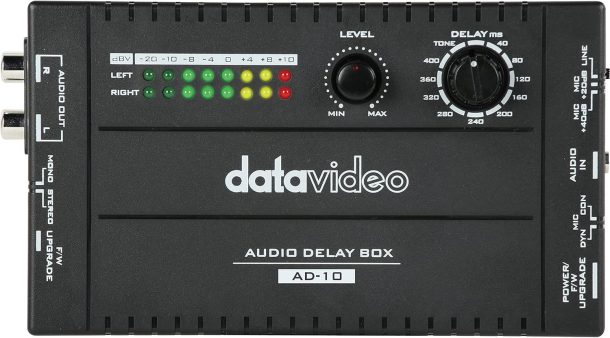 DataVideo 2 Channels Audio Mixer Black | AD-10