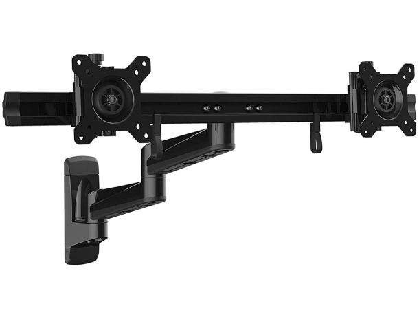 Alternative view of StarTech 15" - 24" Dual Monitor Arm Wall Mount | ARMDUALWALL