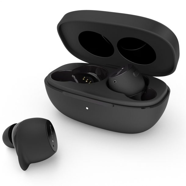 Alternative view of Belkin Immerse Noise Cancelling Headset Wireless In-ear Calls/Music USB Type-C Bluetooth Black | AUC003BTBK
