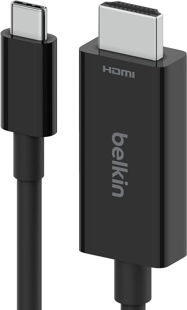 Alternative view of Belkin USB C to HDMI 2.1 Cable (8K 60Hz) | AVC012BT2MBK