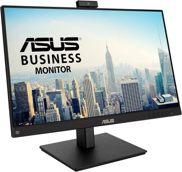 Alternative view of ASUS 23.8" Widescreen IPS LED Black Multimedia Monitor | BE24EQSK