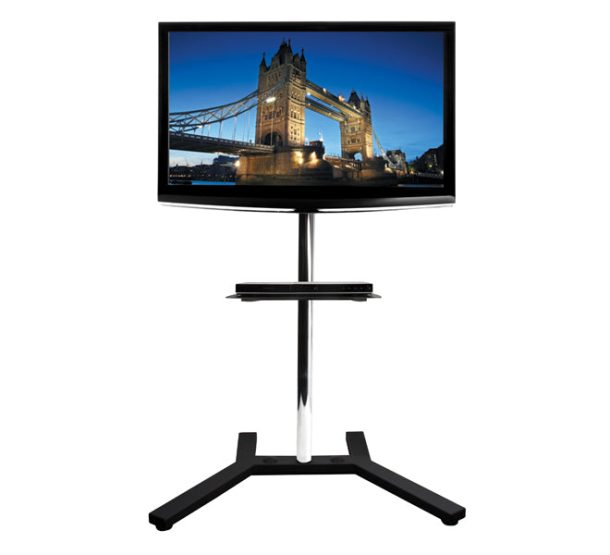 Alternative view of B-Tech BT7032/B Large AV Accessory Shelf 500 x 380mm - Ideal For Use With B-Tech Poles