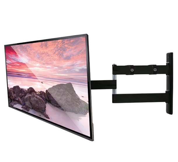 Alternative view of B-Tech 28" Double Arm Flat Screen Tilt & Swivel Wall Mount | BT7513/PB