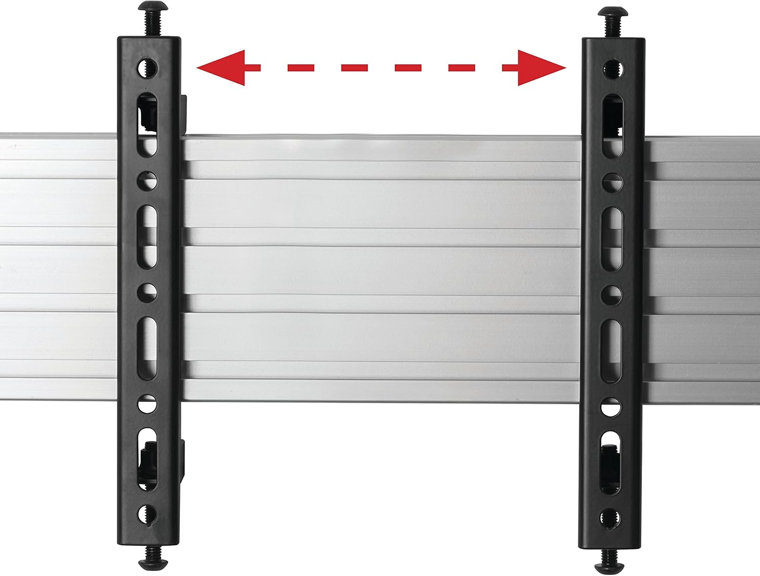 B-Tech SYSTEM X VESA 200 Flat Screen Interface Arms for BT8390 (Pair) | BT8390-VESA200F/B - Image 2