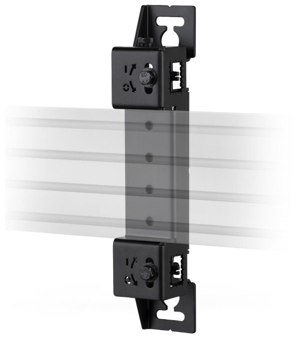 B-Tech SYSTEM X Adjustable Height and Depth Rail Mounting Bracket | BT8390-WFK6/B