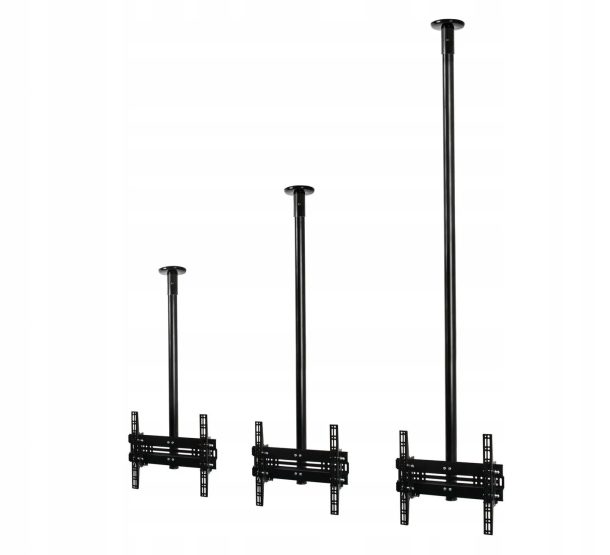 Alternative view of B-Tech Universal Flat Screen Ceiling Mount with Tilt (VESA 400) | BT8424-200/B