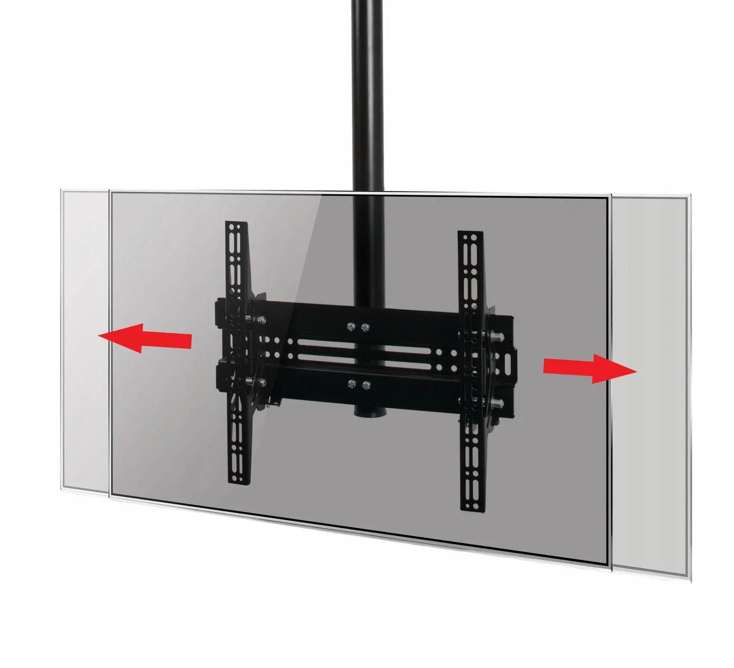 B-Tech Universal Flat Screen Ceiling Mount with Tilt (VESA 400) | BT8424-200/B - Image 3