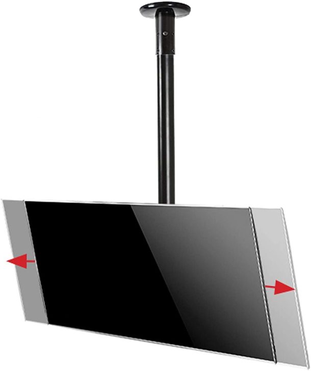 Alternative view of B-Tech 65" Universal 3M Flat Screen 15° Tilt Ceiling Mount | BT8424-300/B