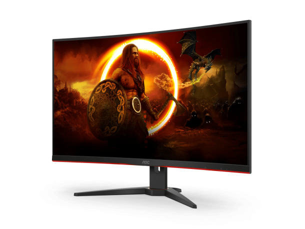 Alternative view of AOC AGON C32G2ZE/BK 31.5" 240Hz 0.5ms Gaming Monitor