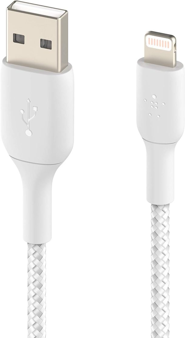 Alternative view of Belkin Lightning Cable 2 m White | CAA002BT2MWH