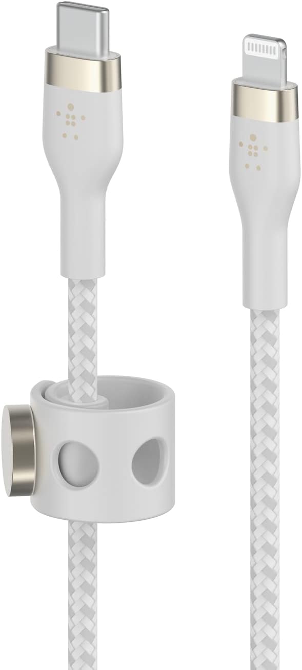 Alternative view of Belkin BoostCharge Pro Flex USB-C Cable with Lightning Connector | CAA011BT1MWH
