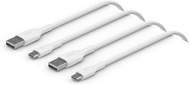 Belkin BoostCharge USB Cable 1 m USB 2.0 USB-A USB-C White | CAB001BT1MWH2PK