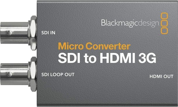 Blackmagic Micro Converter SDI to HDMI 3G with PSU | CONVCMIC/SH03G/WPSU