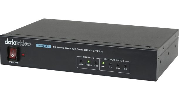 Alternative view of DataVideo 4K Up/Down Cross Converter | DAC-45