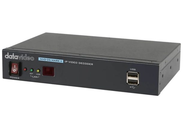 Alternative view of Datavideo NVD-35 Mark II IP SDI Video Decoder | DATANVD35MKII