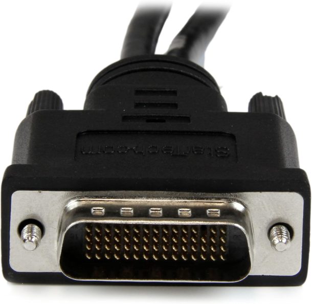 Alternative view of Startech 8" (20 cm) DMS-59 to Dual DisplayPort Adapter Cable | DMSDPDP1