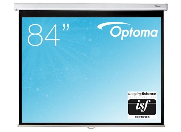 Optoma DS-3084PWC Manual Pull Down Screen - 4:3 Ratio 171 x 128cm