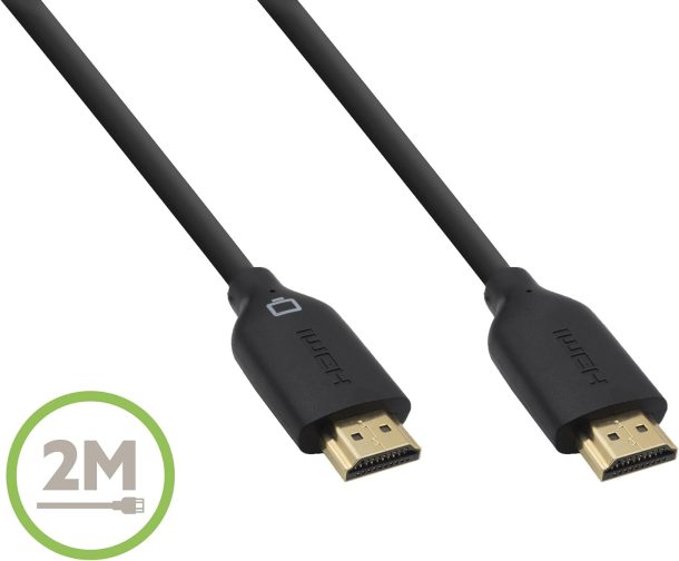 Alternative view of Belkin High-Speed HDMI Cable with Ethernet 4K/Ultra HD Compatible | F3Y021BT2M