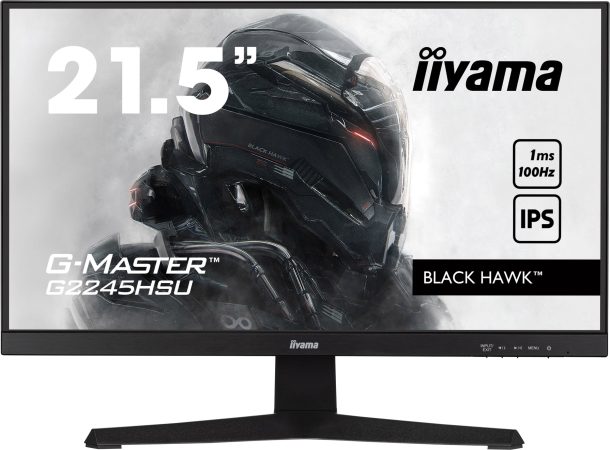 iiyama G-Master 21.5" 100Hz IPS Full HD Desktop Monitor | G2245HSU-B2
