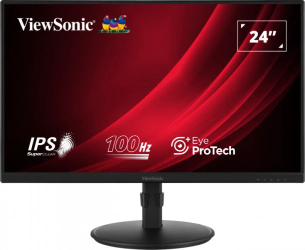 Viewsonic VG2408A 24" IPS Full HD Ergonomic Monitor with USB Hub
