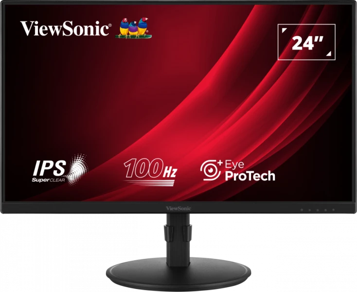 Viewsonic VG2408A 24" IPS Full HD Ergonomic Monitor with USB Hub