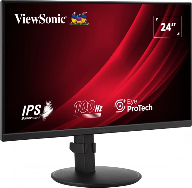 Viewsonic VG2408A 24" IPS Full HD Ergonomic Monitor with USB Hub - Image 2