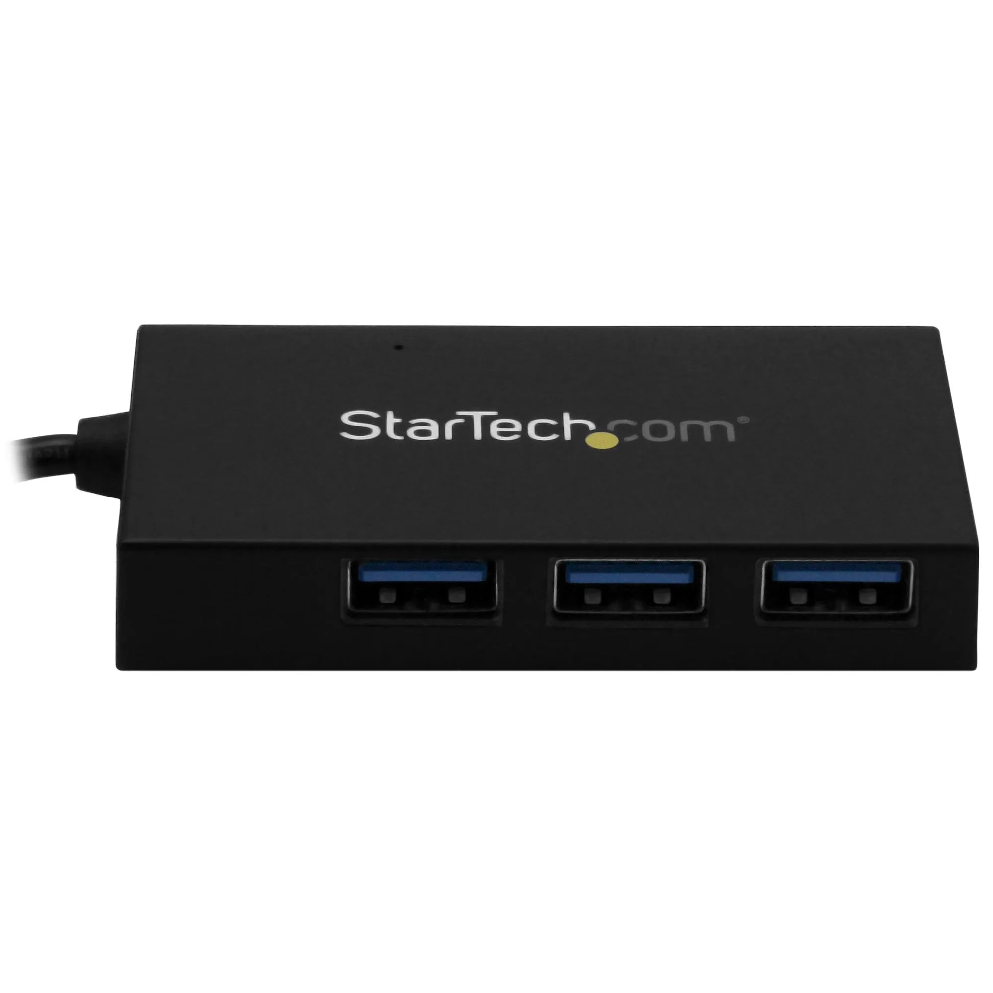 StarTech HB30A3A1CSFS Interface Hub USB 3.2 Gen 1 (3.1 Gen 1) Type-A 5000 Mbit/s Black - Image 3