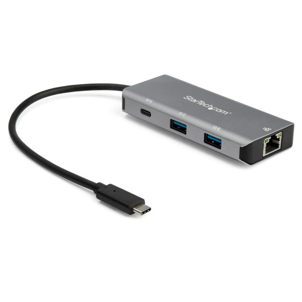 Alternative view of StarTech HB31C2A1CGB Interface Hub USB 3.2 Gen 2 (3.1 Gen 2) Type-C 10000 Mbit/s Black, Grey
