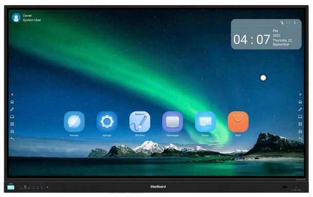 StarBoard YL5X PRO 86" 4K UHD Interactive Touchscreen Display | IFPD-YL5-86AOC