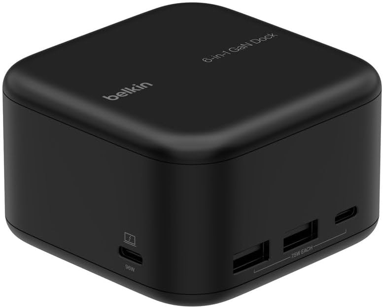 Belkin Connect USB-C 6-in-1 Core GaN Dock 130W | INC018VFBK - Image 2