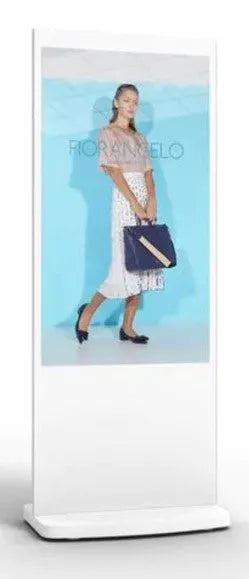 Alternative view of Allsee 55" Android Freestanding Digital Poster - White
