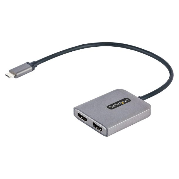Alternative view of StarTech MST14CD122HD USB Graphics Adapter 3840 x 2160 Pixels Black, Grey