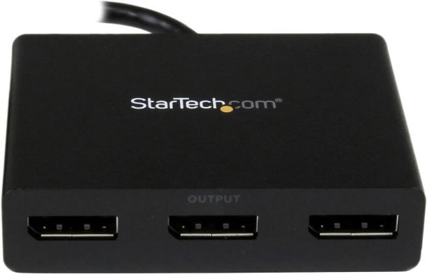 Alternative view of Startech 3-Port DisplayPort 1.2 Splitter | MSTDP123DP