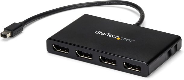 Alternative view of Startech 4-Port Multi Monitor Adapter - Mini DisplayPort to DisplayPort MST Hub | MSTMDP124DP