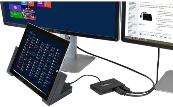Startech 4-Port Multi Monitor Adapter - Mini DisplayPort to DisplayPort MST Hub | MSTMDP124DP - Image 4
