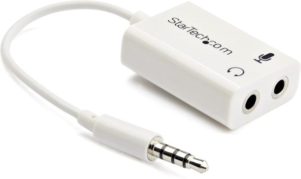 Startech White Headset Adapter for Headsets With Separate Headphone / Microphone Plugs | MUYHSMFFADW